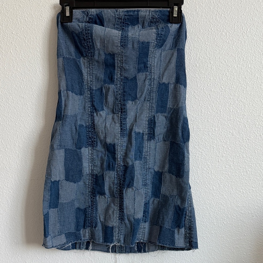 Target Patchwork Denim Dress